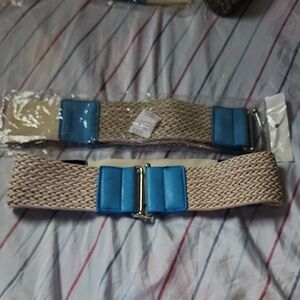 Brand new stylish Blue and Tan Women's